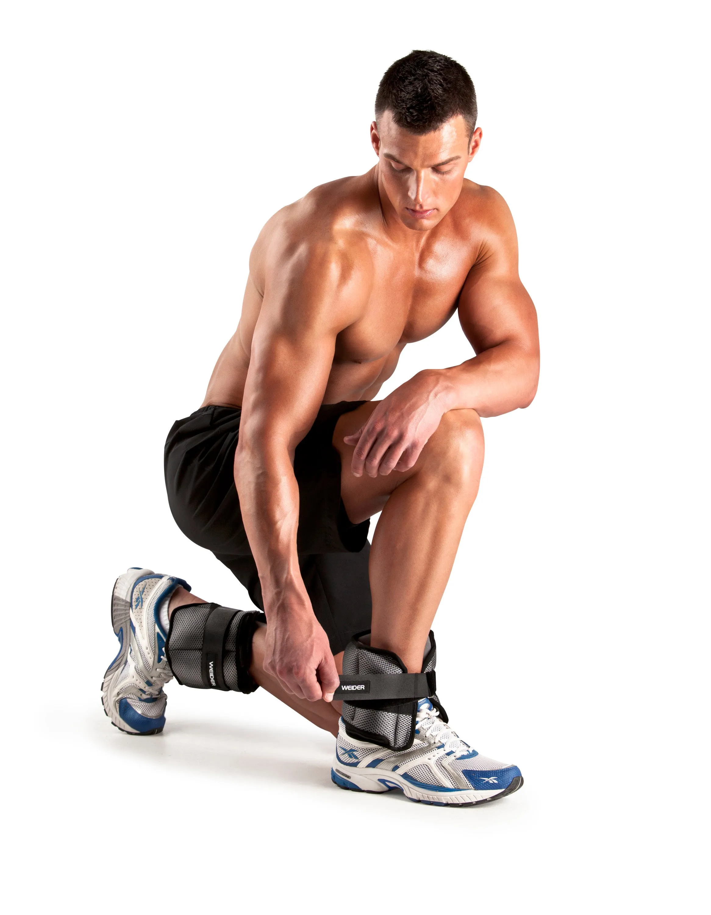 10 lb Pair Adjustable Ankle Weights W/ Hook-and-Loop Closure