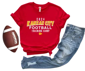 2024 Kansas City Football Training Camp Red Tee