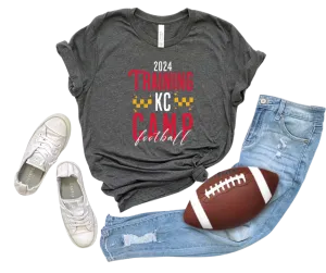 2024 Training KC CAMP Football Grey Tee