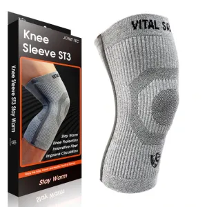 3D KNIT KNEE SLEEVE/BRACE ST3-STAY WARM - SIZE LARGE, RETAILS $50US 
