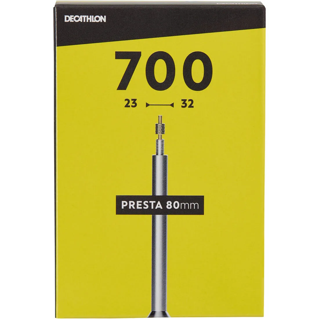 700x23-32 Bike Inner Tube, 80mm Valve - Presta