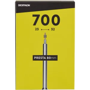 700x23-32 Bike Inner Tube, 80mm Valve - Presta
