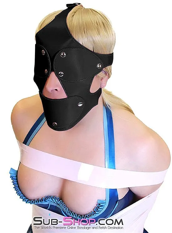 8867DL      Bondage Mask Training Set with Blindfold, Ballgag, and Gag Cover