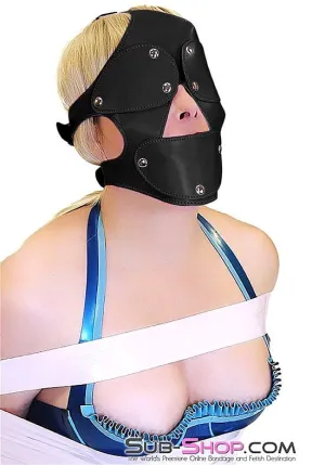 8867DL      Bondage Mask Training Set with Blindfold, Ballgag, and Gag Cover