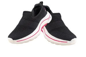 Abros Ladies Black / Fuchsia Sports Shoe (Sports Assl 0119 C)