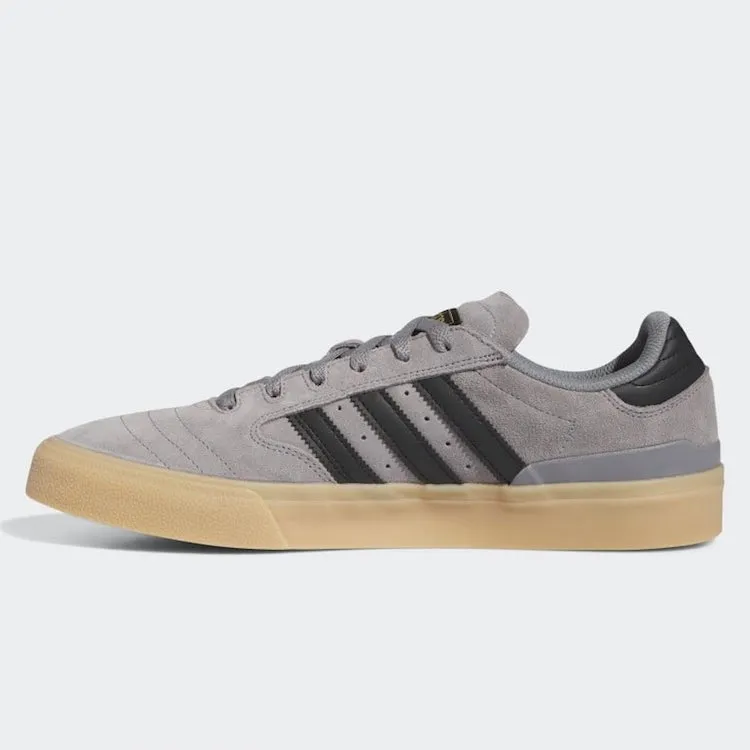 Adidas Skateboarding Busenitz Vulc II Grey Three/Core Black/Gold Metallic Shoes