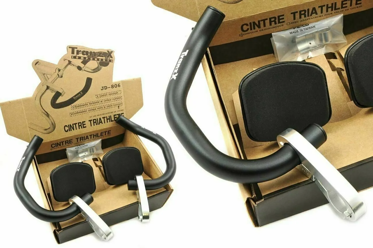 Adjustable Clip On Cycling Bicycle Triathlon / TT / Tri-Bars - 22.2mm Handlebars