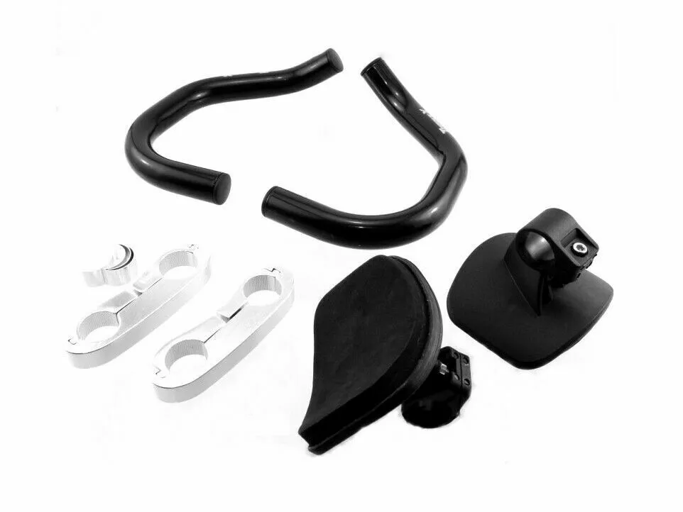 Adjustable Clip On Cycling Bicycle Triathlon / TT / Tri-Bars - 22.2mm Handlebars