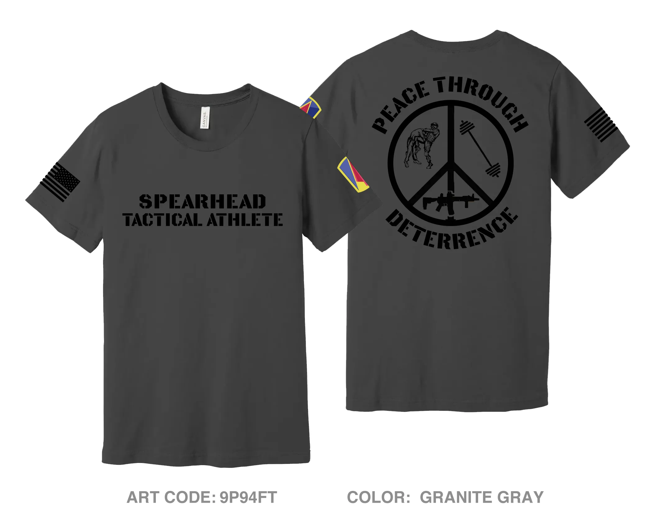 Advanced Warfighter Training Systems Comfort Unisex Cotton SS Tee - 9P94FT