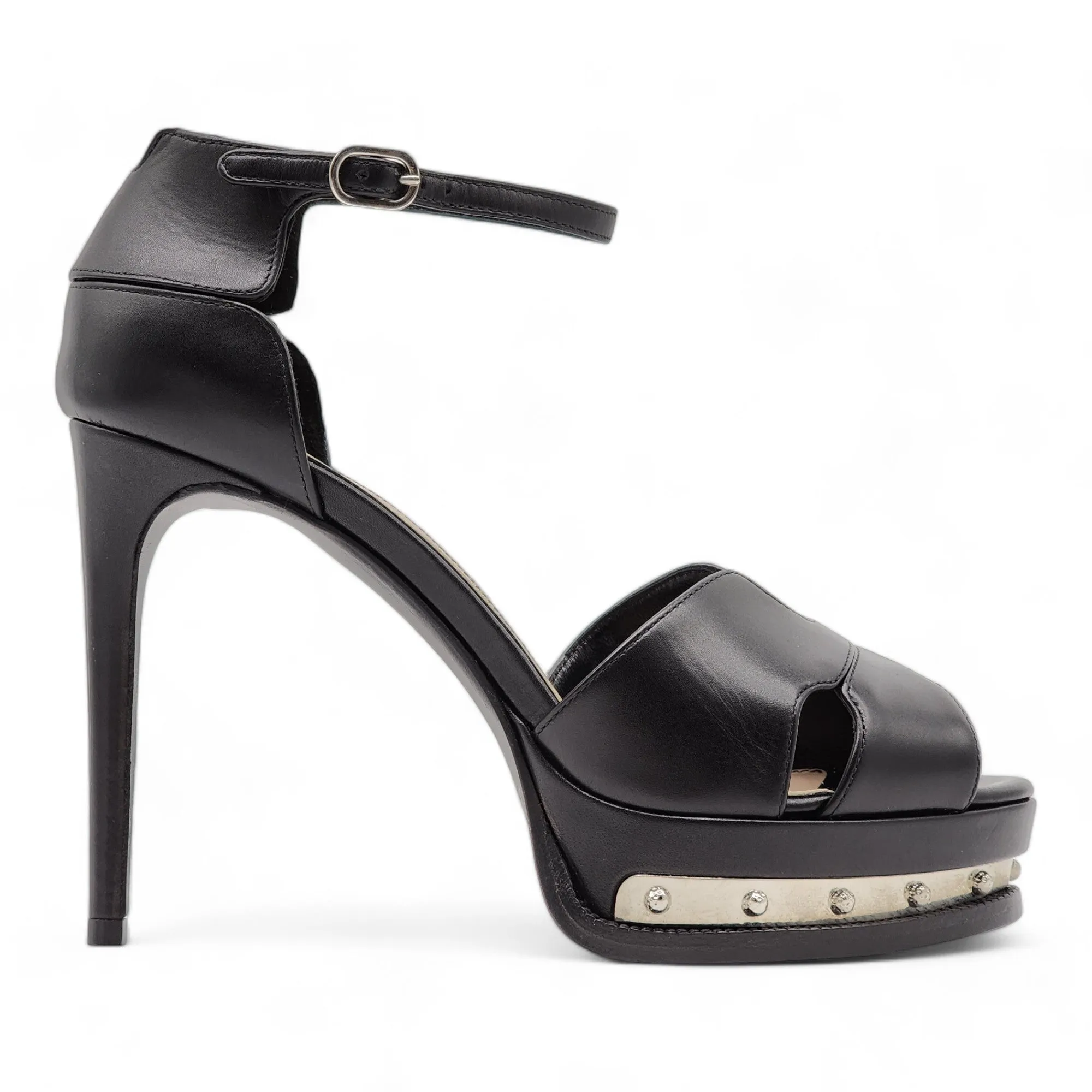 Alexander McQueen Platform Pumps - Leather - Black - 35