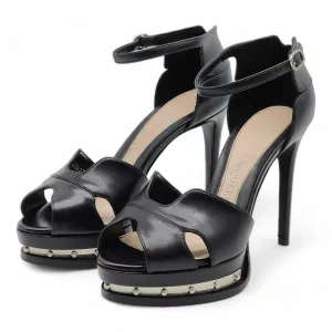Alexander McQueen Platform Pumps - Leather - Black - 35