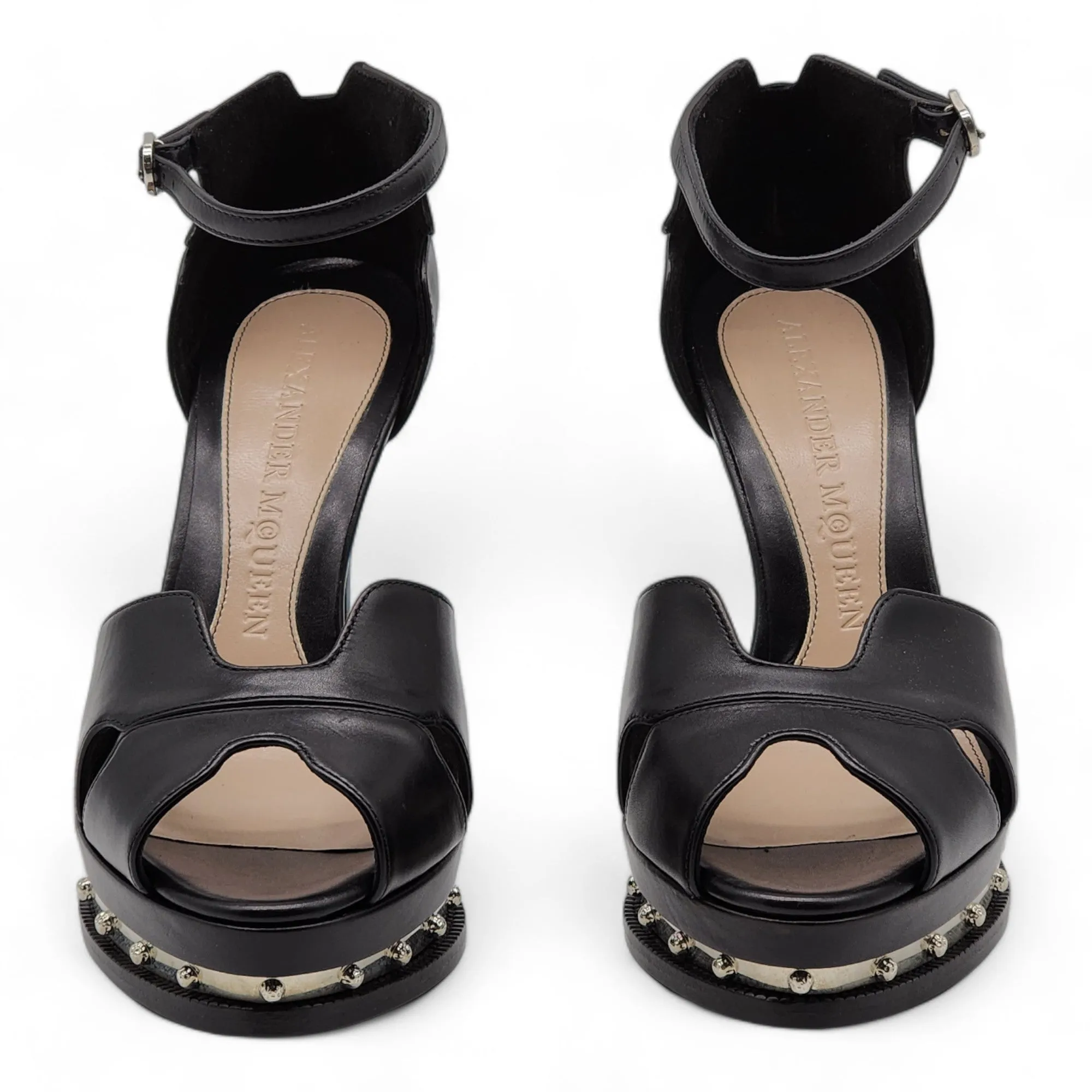 Alexander McQueen Platform Pumps - Leather - Black - 35
