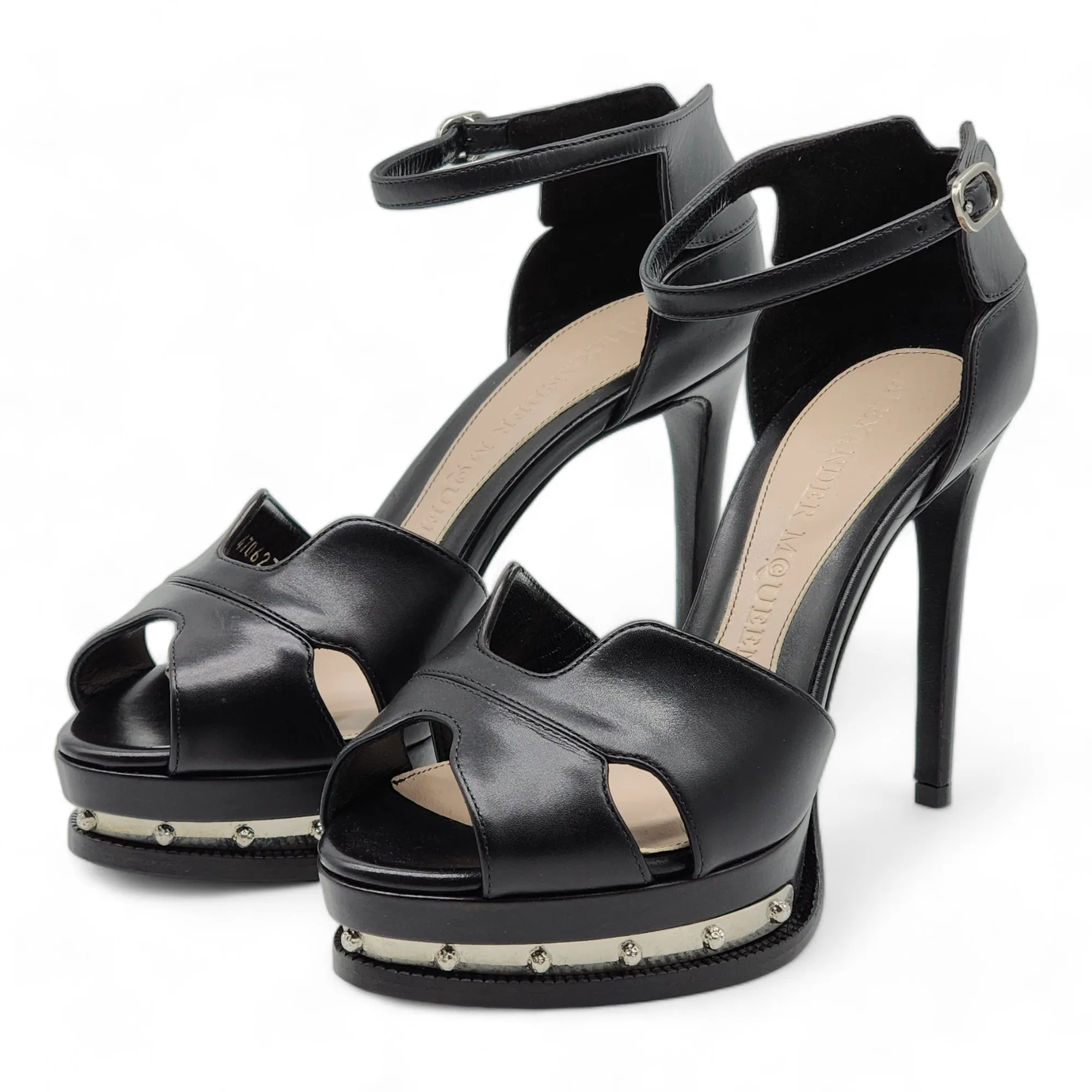 Alexander McQueen Platform Pumps - Leather - Black - 35