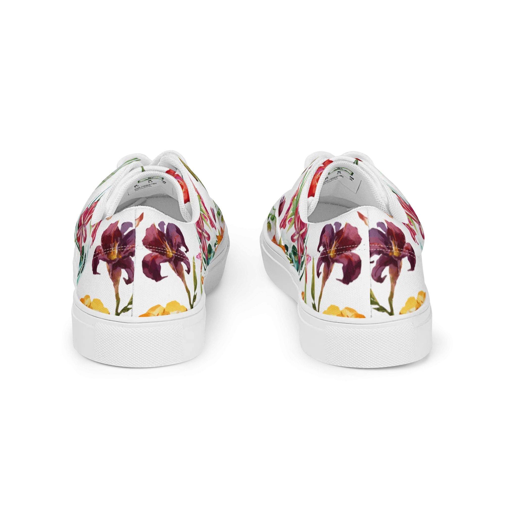 Aloha Tribe Skulls Mens White Canvas Shoes