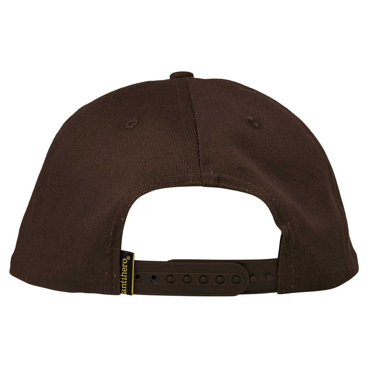 Anti Hero - Basic Pigeon Round Snapback Dark Brown