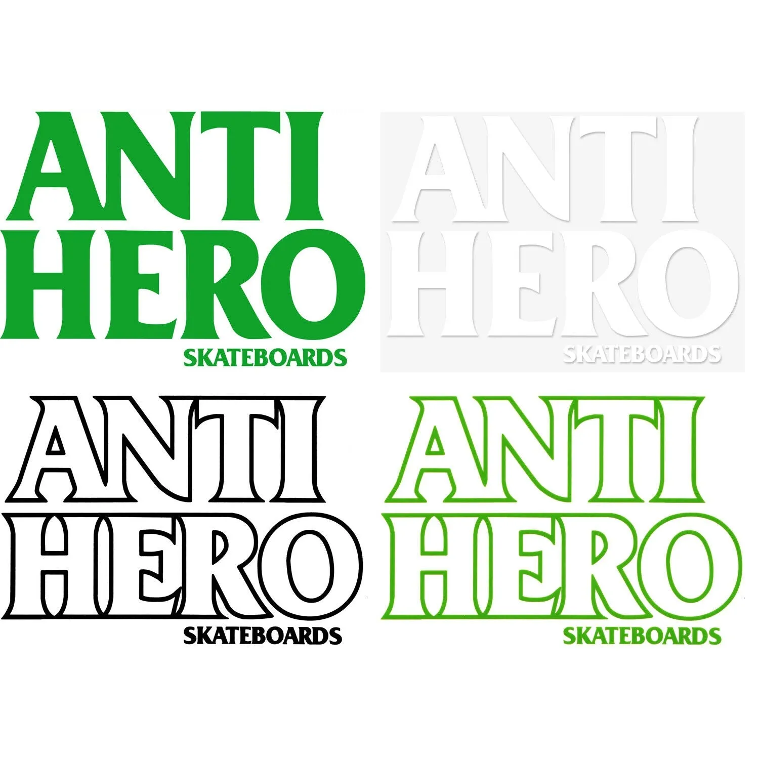 Anti Hero - Blackhero 6.5" Sticker