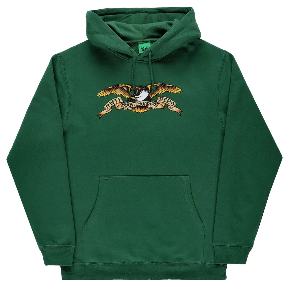ANTI HERO 'Eagle' Hooded Sweat (Dark Green)