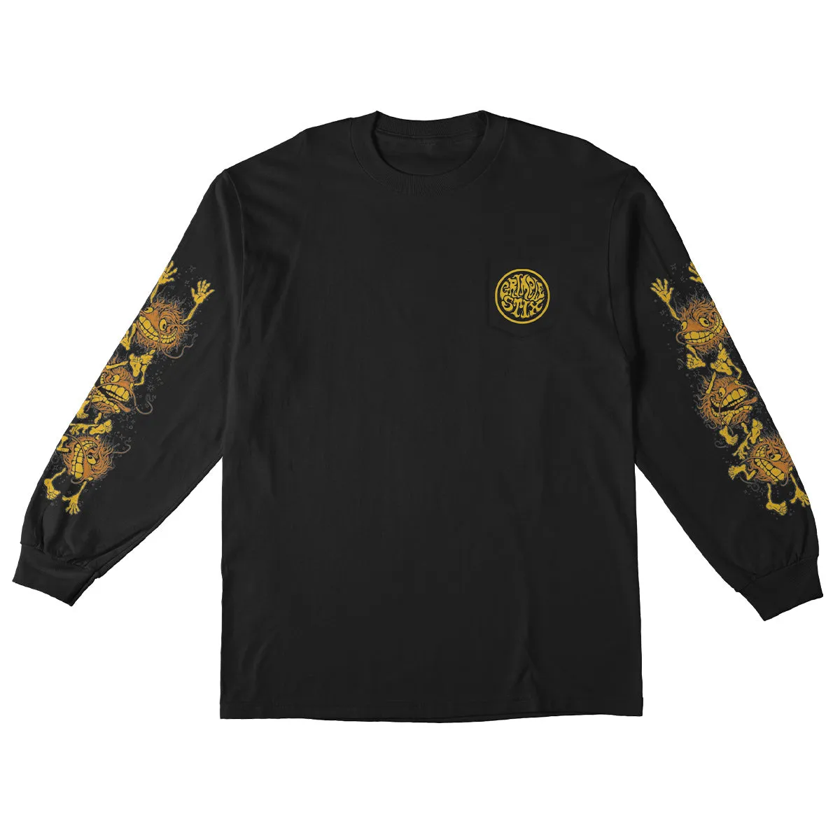Anti Hero - Grimple Sleeve L/S Tee Black