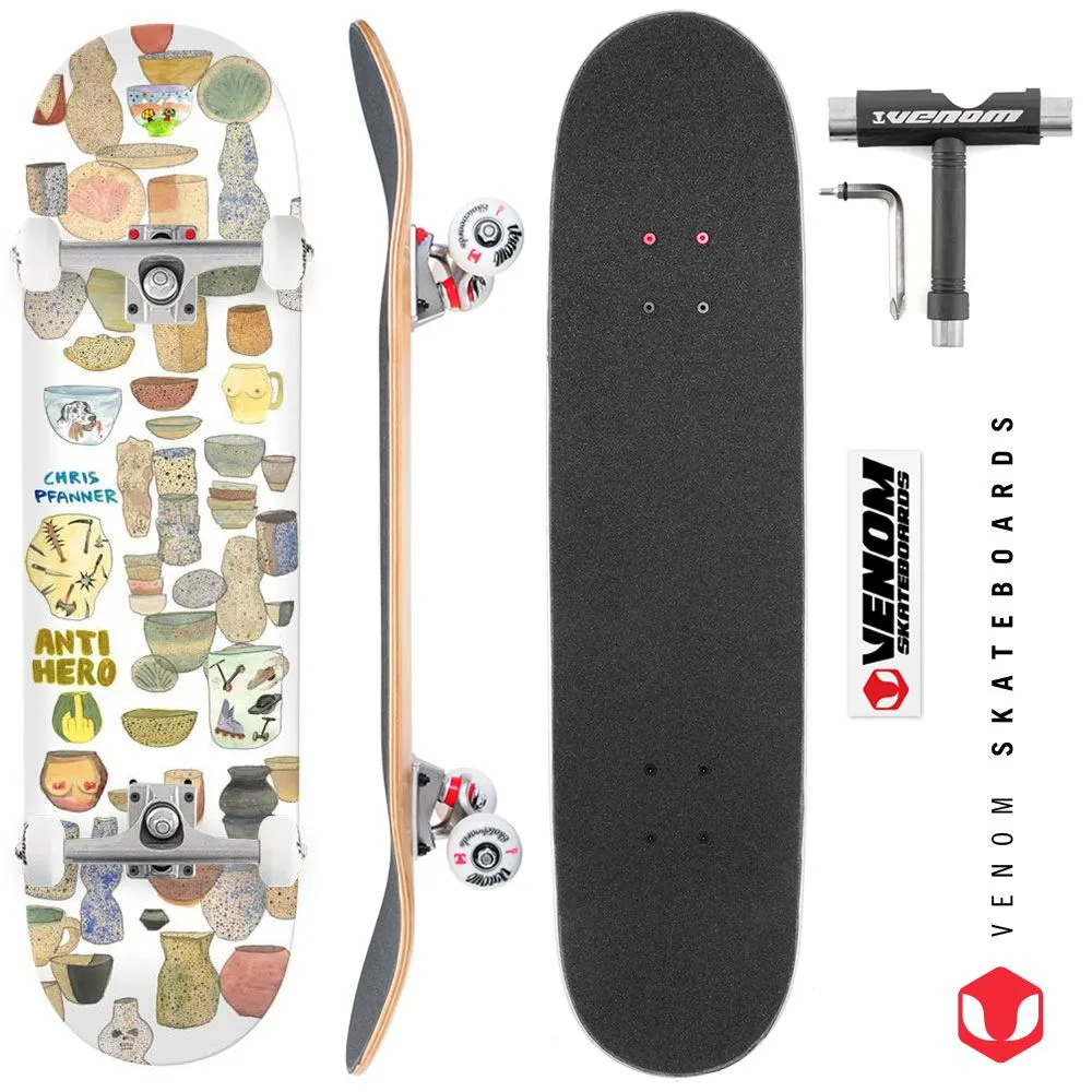 Anti Hero Pro Pfanner Out Of Step Custom Complete Skateboard - 8.06"