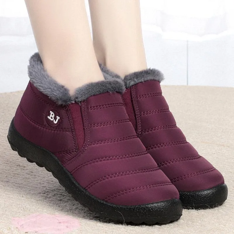 Anti-skid Windproof Slip On Ankle Boots