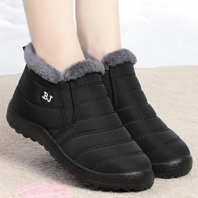 Anti-skid Windproof Slip On Ankle Boots