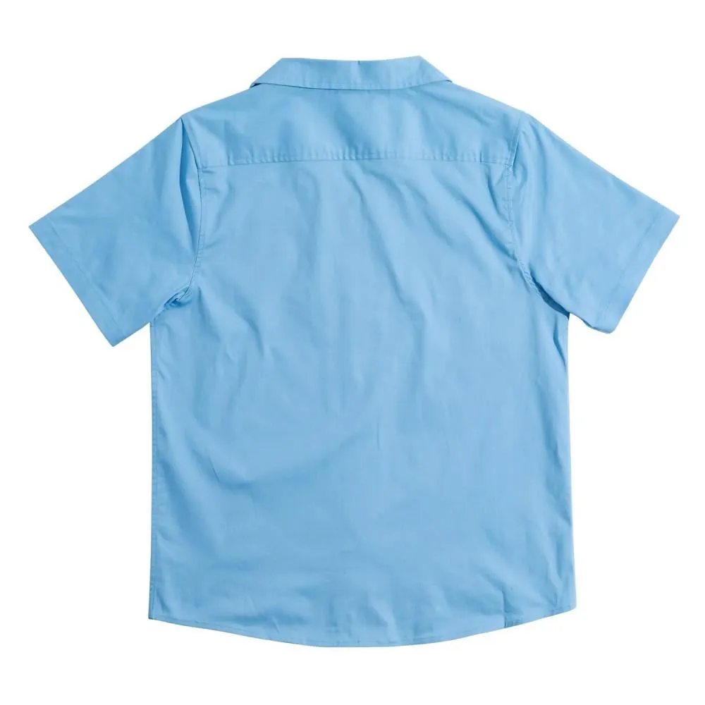 AntiHero Custom Work Shirt Hecho Por Skate - Light Blue