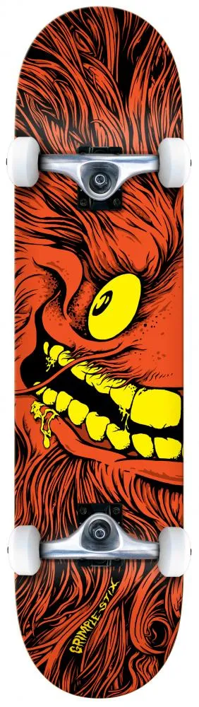Antihero Grimple Stix Full Face Complete Skateboard - 8.0"