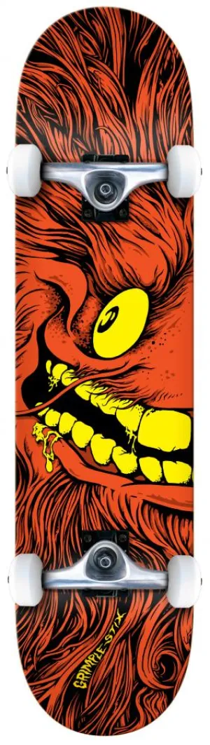 Antihero Grimple Stix Full Face Complete Skateboard - 8.0"