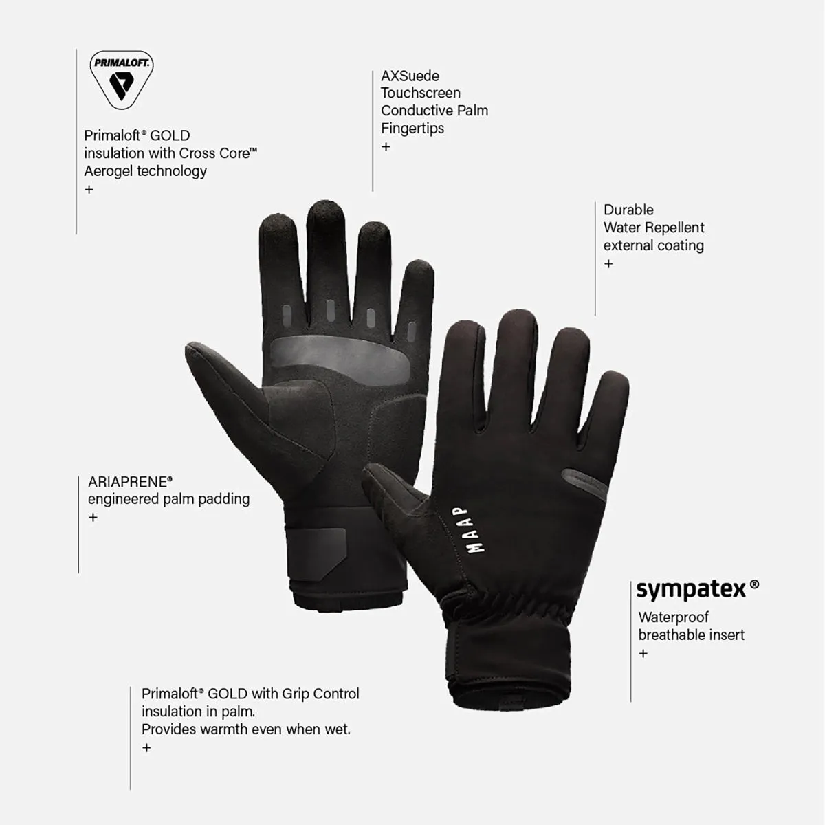 Apex Deep Winter Glove - Black