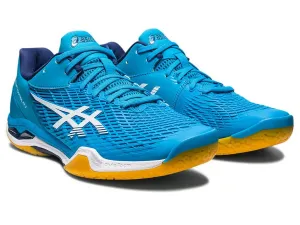Asics Court Control FF 3 Badminton Shoe - Island Blue/White