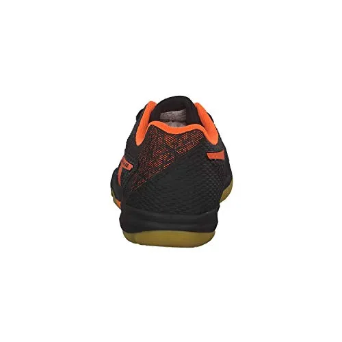 ASICS Gel-Blade 7 Men's Badminton Shoes (Black-Shocking Orange, 10)