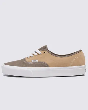 AUTHENTIC - CANVAS/SUEDE BLOCK BROWN