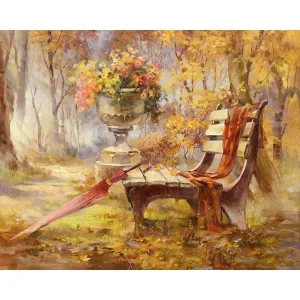 Autumn Garden - Canvastly DIY Paint By Numbers
