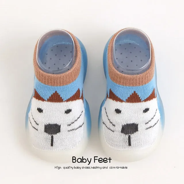 baby socks shoes Boy Girl Fashion Toddler Shoes Anti-Slip  Soft Rubber shoes animal style