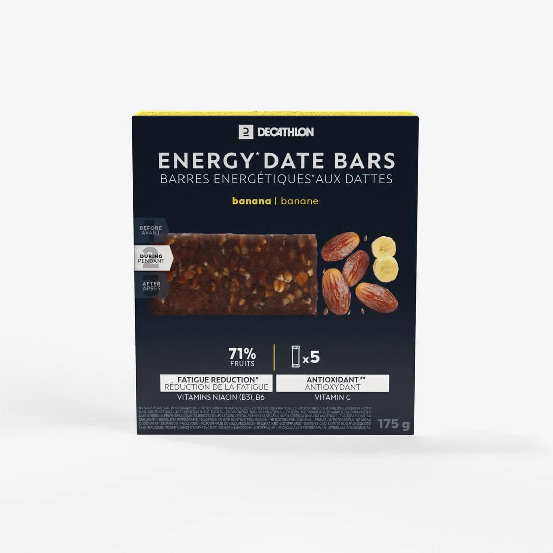 Barre énergétique aux dattes et à la banane 5x35g