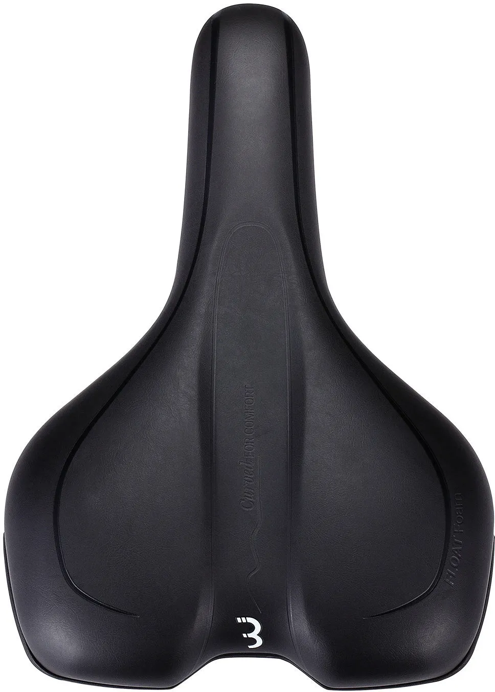 BBB Meander Active Cycling Saddle - Black