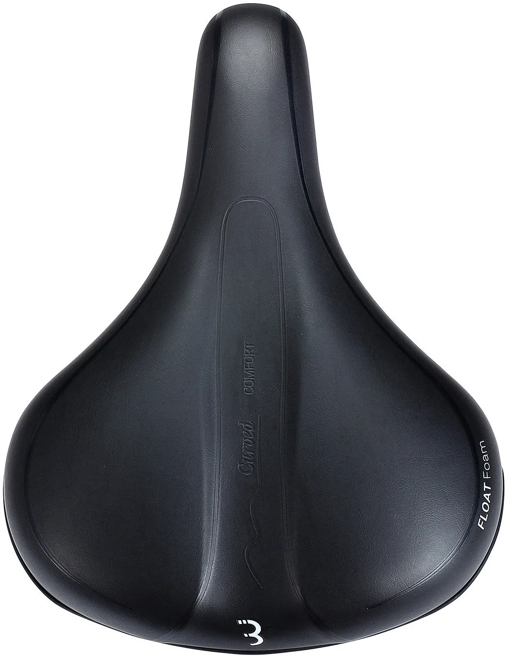 BBB Meander Relaxed Cycling Saddle - Black
