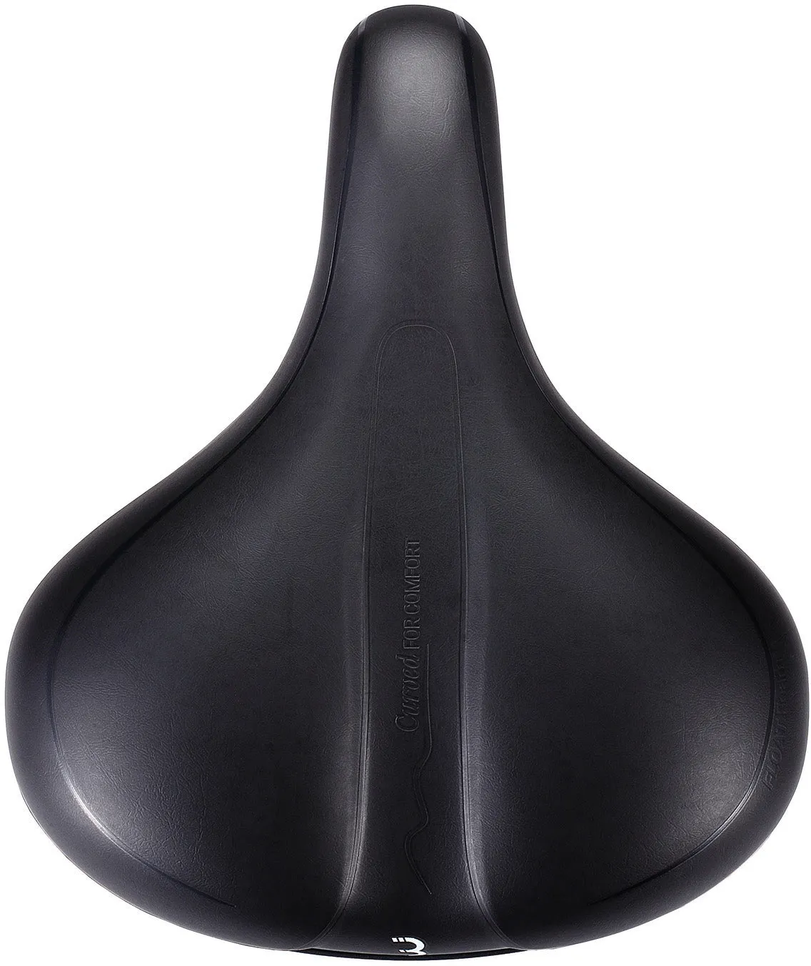 BBB Meander Upright Cycling Saddle - Black