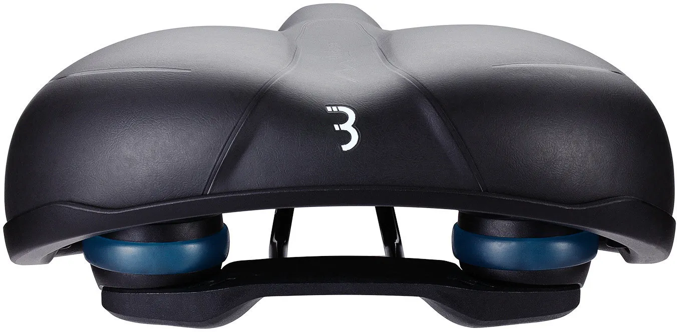 BBB Meander Upright Cycling Saddle - Black