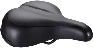 BBB Meander Upright Cycling Saddle - Black