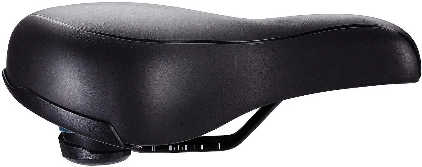 BBB Meander Upright Cycling Saddle - Black