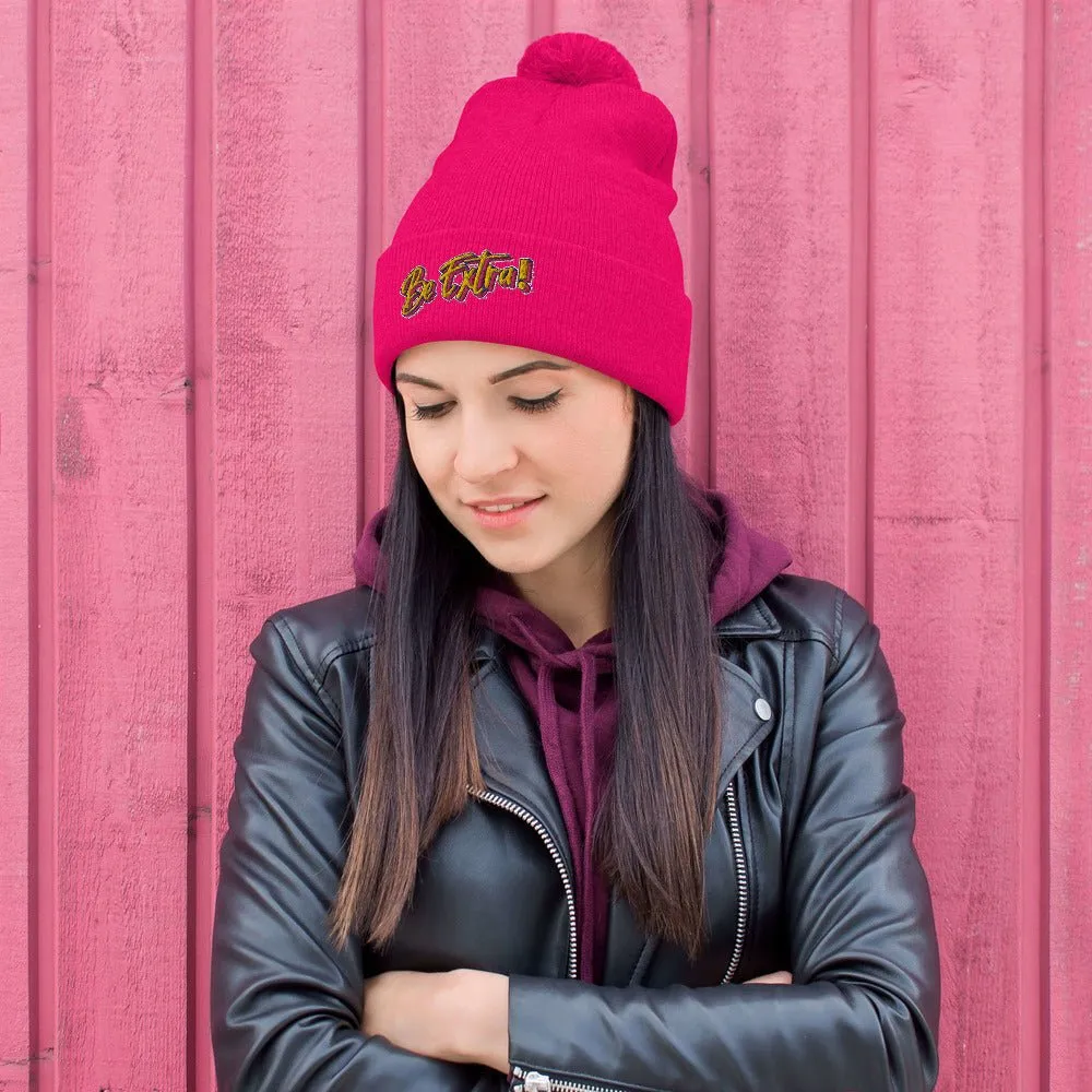 Be Extra Pom-Pom Beanie