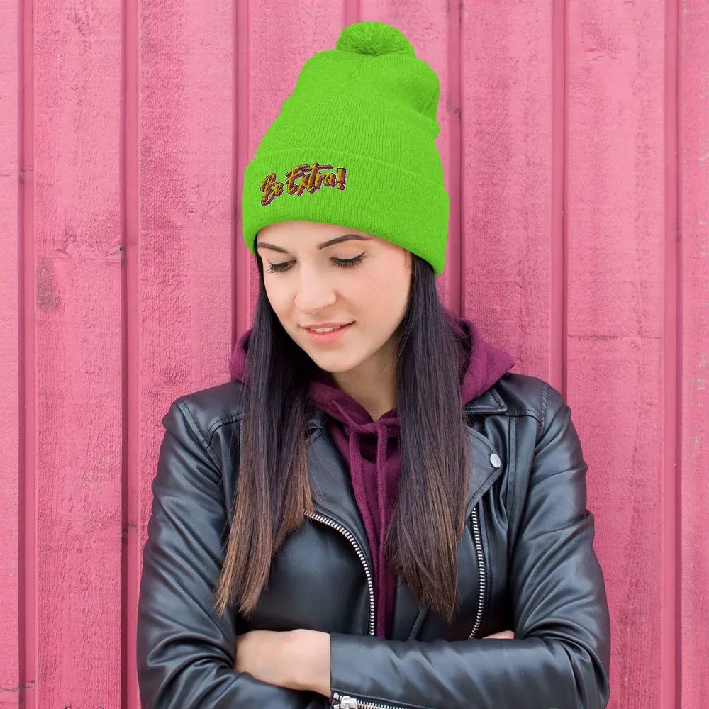 Be Extra Pom-Pom Beanie