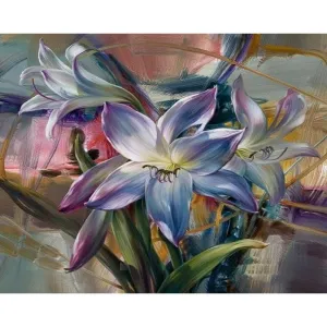 Beautiful Lily - Canvastly DIY Paint By Numbers