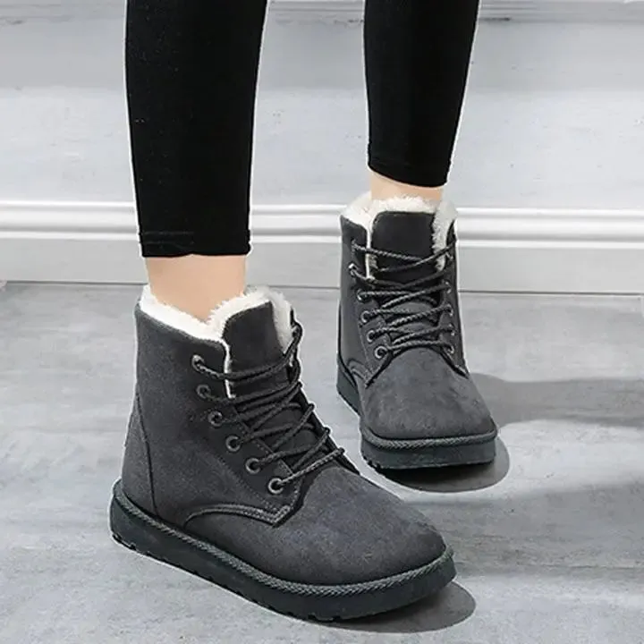 Bianca - Padded Waterproof Design Woman's Winter Orthopedic Boots