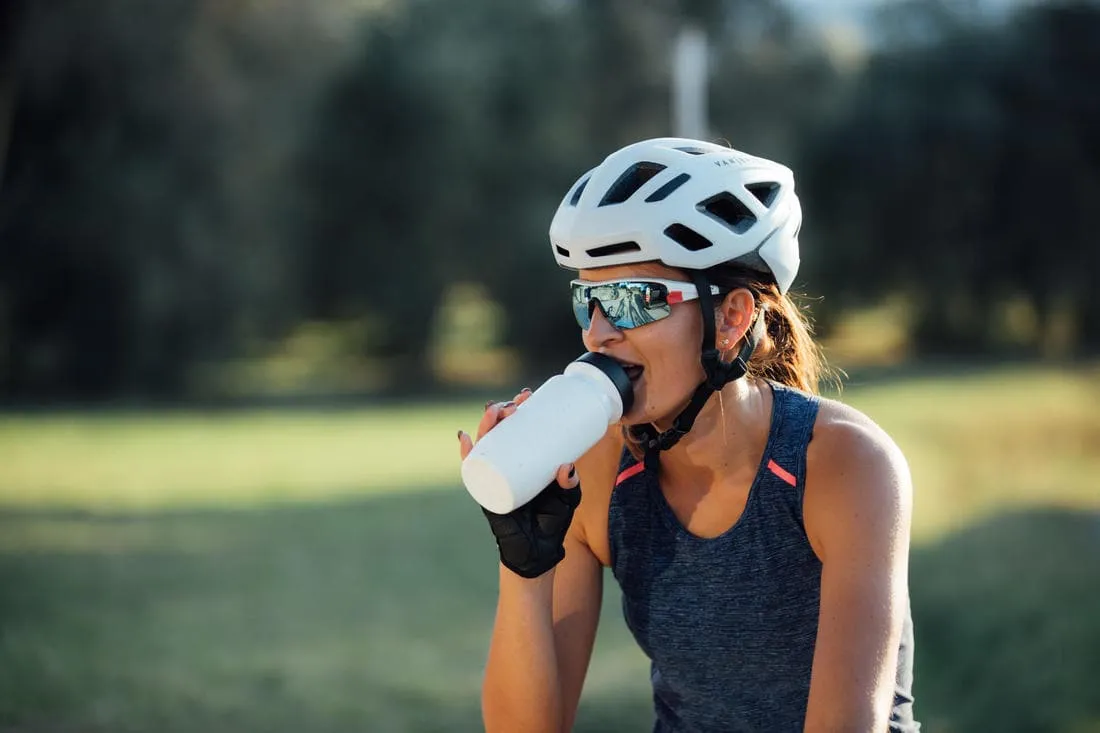 Bidon vélo ESSENTIAL 550ml blanc