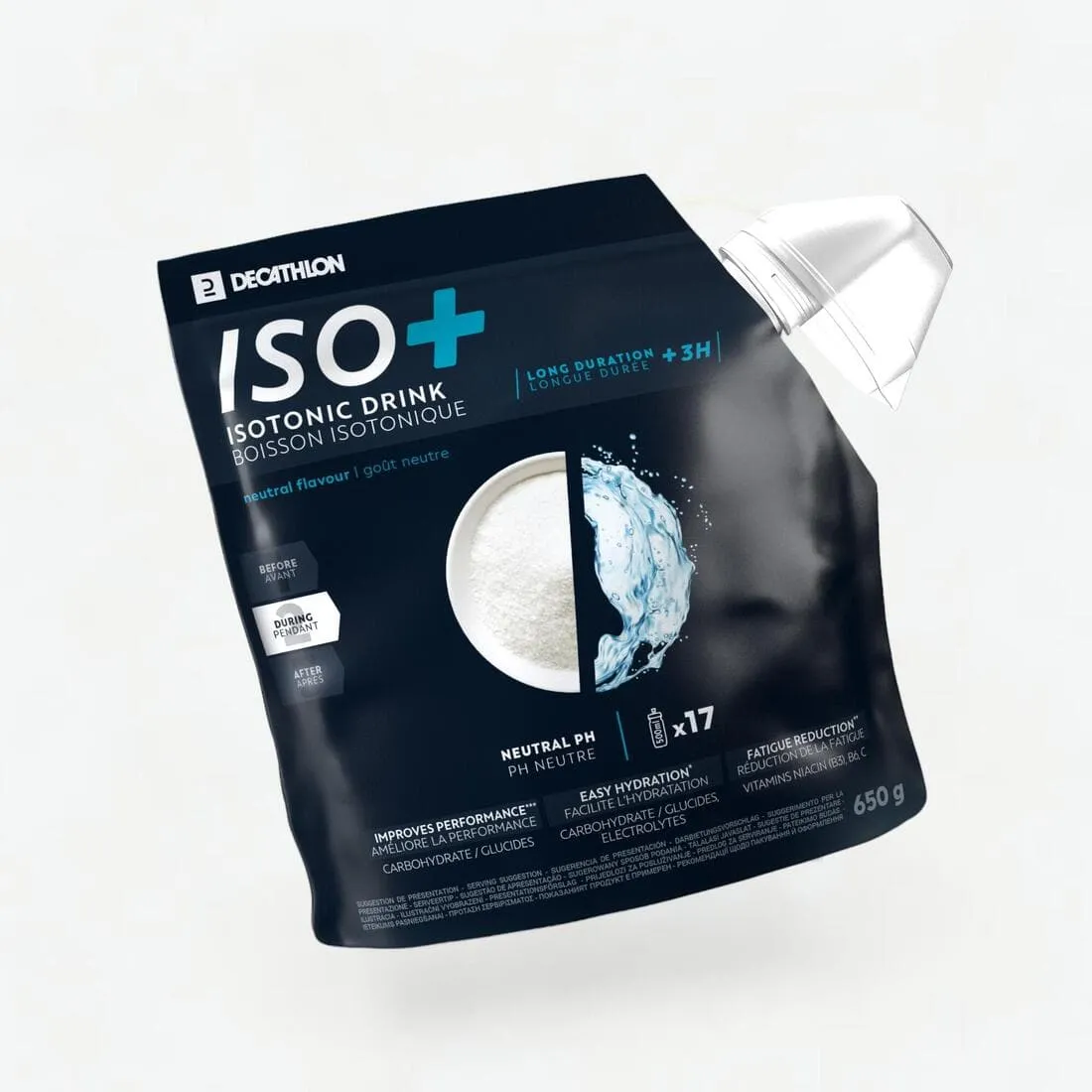 Boisson isotonique poudre ISO  neutre 650g