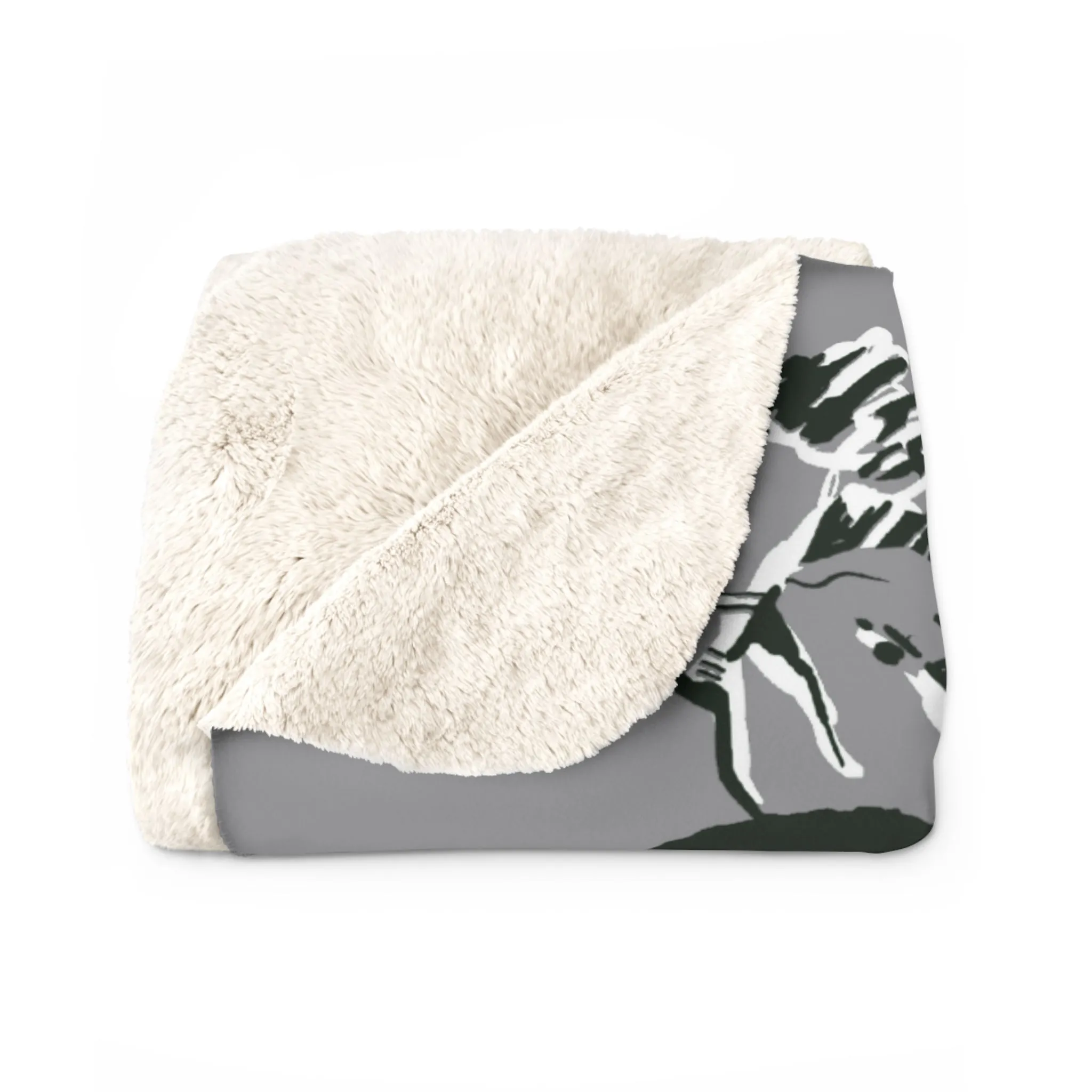 Boston Basketball Legends Sherpa Fleece Blanket