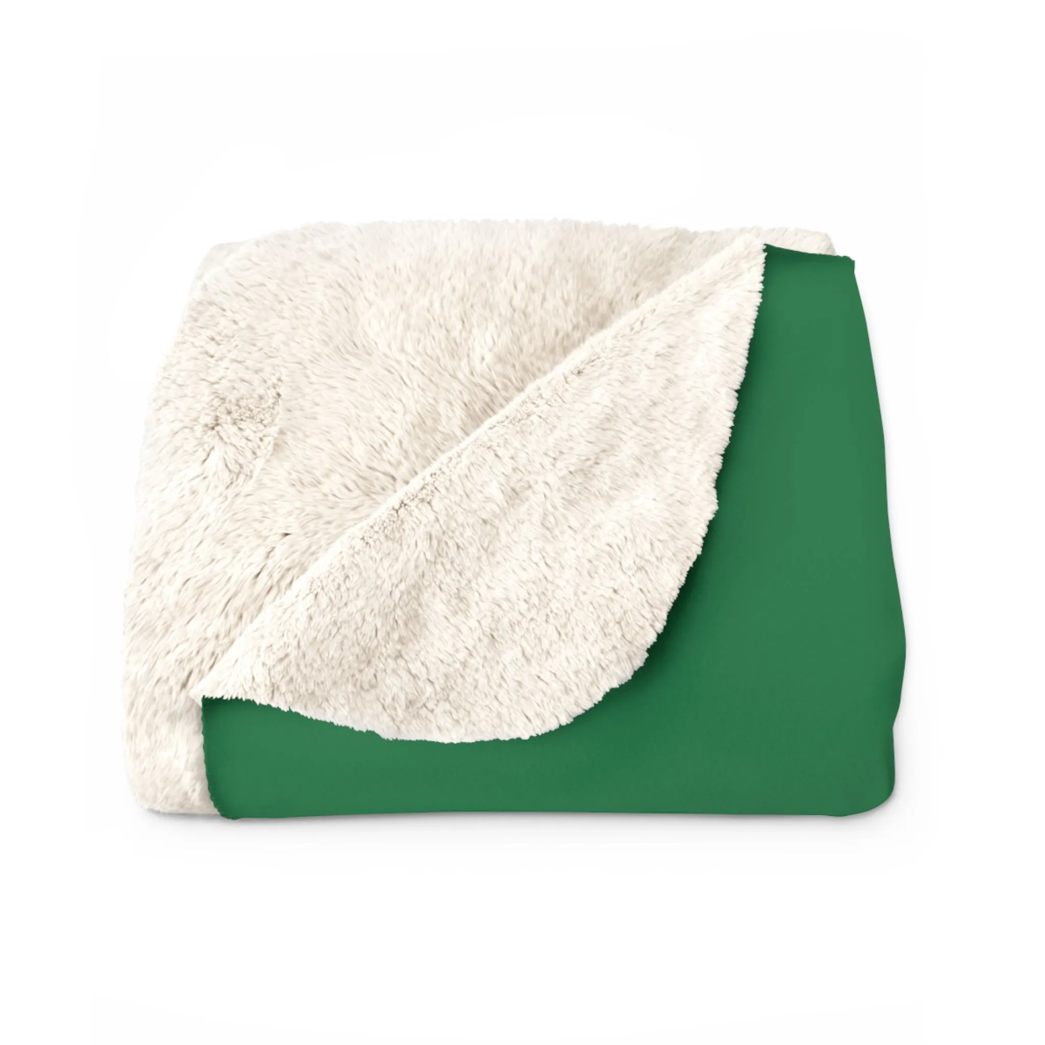 Boston Shamrock Retro Sherpa Fleece Blanket
