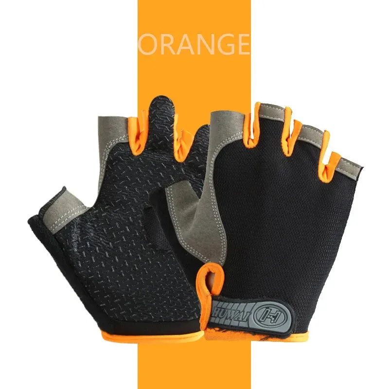 Breathable Half-Finger Cycling & Gym Gloves - Anti-Slip Design